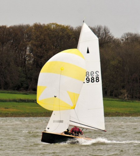 Rod and Jo sailing a Hysteria MR2988 in 2012. Image courtesy of DOMINIC EVANS